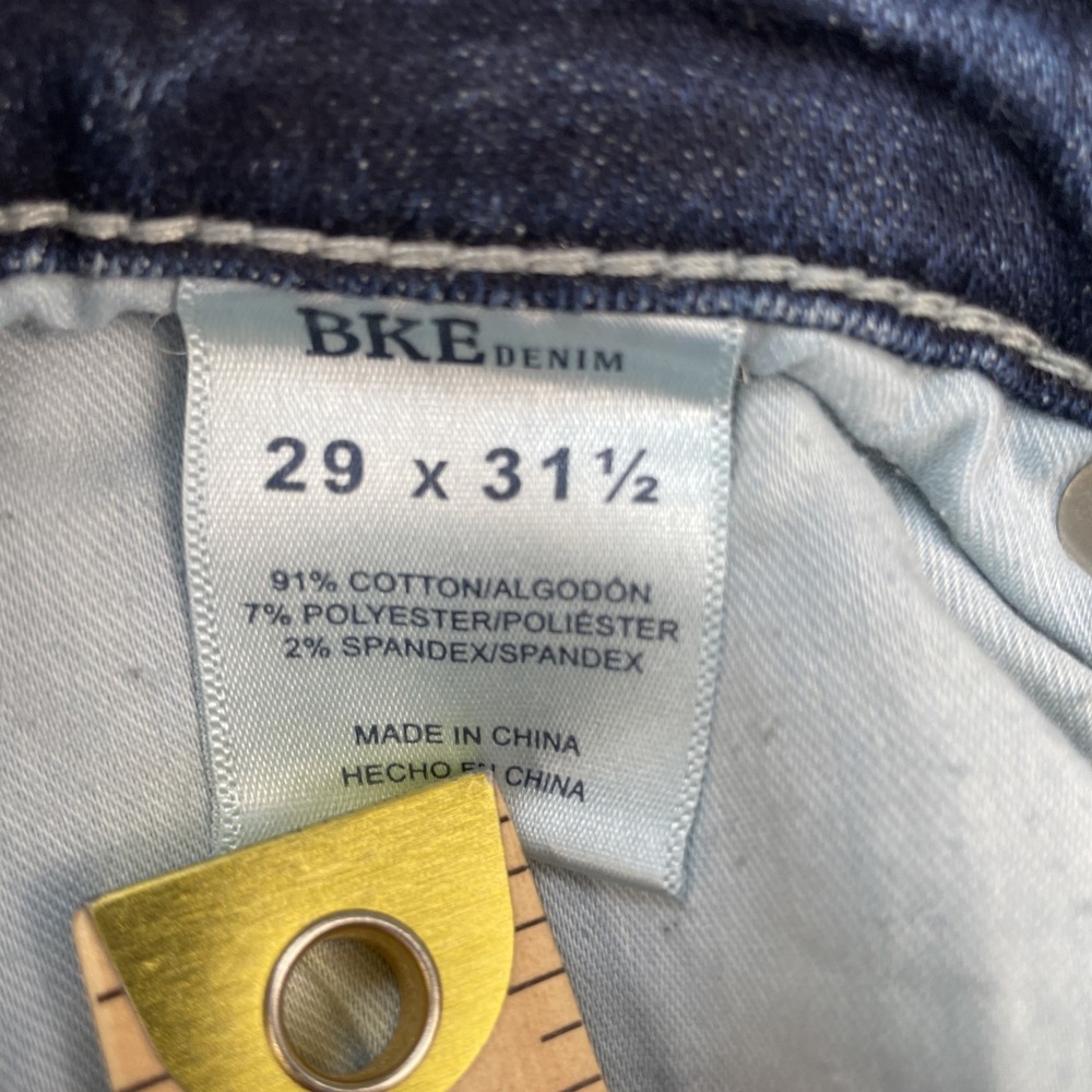 BKE Womens Jeans Parker Universal Fit High Rise Skinny Distressed 29x31.5 - Picture 6 of 8